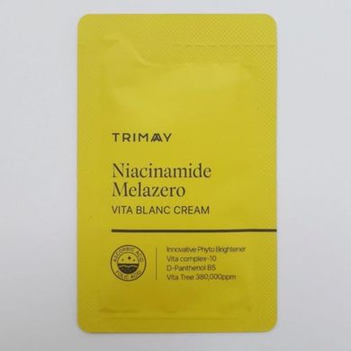Крем з ніацинамідом та вітамінним комплексом Trimay Niacinamide Melazero Vita Blanc Cream пробник