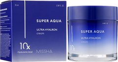 Зволожуючий крем для обличчя Missha Super Aqua Ultra Hyalron Cream, 70 мл