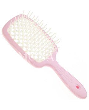 Щітка для волосся рожева з білим Janeke Superbrush 93SP226 RSA