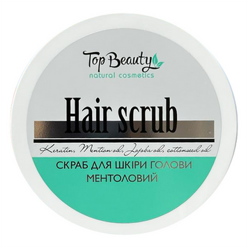 Скраб для шкіри голови з ментолом Top Beauty Menthol Hair scrub