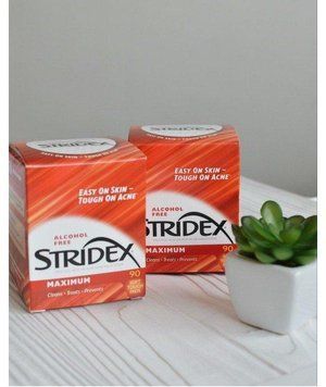 Засіб від вугрів без спирту, Stridex, 90 серветок