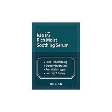 Пробник Зволожуюча і заспокійлива сироватка Klairs Rich Moist Soothing Serum, 3 мл