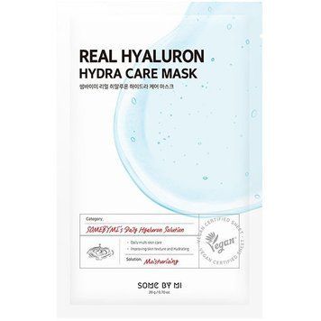 Тканинна маска для обличчя з гіалуроновою кислотою Some By Mi Real Hyaluron Hydra Care Mask