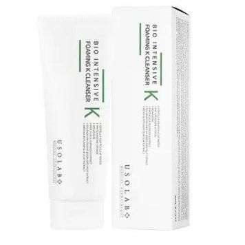 Делікатний засіб для вмивання з вітміном К Usolab Bio Intensive Foaming K Cleanser, 120 мл
