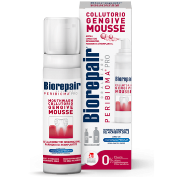 Мус-пінка для зубів Biorepair Oral Care Peribioma Gengive Mousse: інноваційний догляд за яснами та зубами, 200 мл