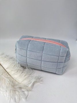 Косметичка сіро-блакитна Khinsun Purple