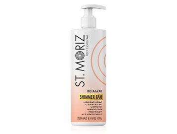 Засіб для легкої засмаги з ефектом шимеру St. Moriz Professional Insta-Grad Shimmer Tan Medium, 200мл