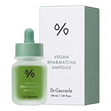 Ампульна сироватка з BHA кислотою та екстрактом чаю Матчa Dr.Ceuracle Vegan BHA&Matcha Ampoule, 30 мл