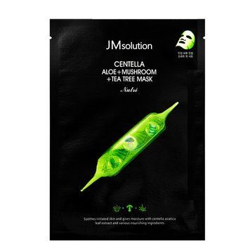 Заспокійлива тканинна маска JMsolution Centella Aloe + Mushroom + Tea Tree 30 мл