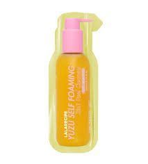 (Пробник) Очищувальна пінка з екстрактом Юдзу LALARECIPE Yuzu Self Foaming 3in1 Cleanser, 3 мл