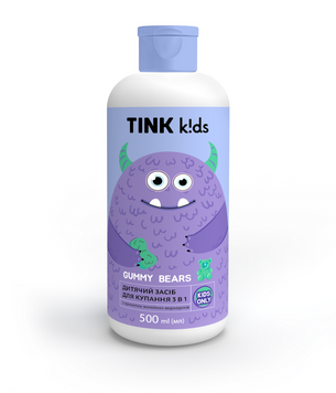 Дитячий засіб для купання 3 в 1 Gummy Bears Tink kids, 500 мл