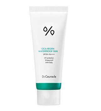 Водостійкий сонцезахисний крем з центелою азіатською Dr.Ceuracle Cica Regen Waterproof Sun SPF 50+ PA++++ , 100 мл