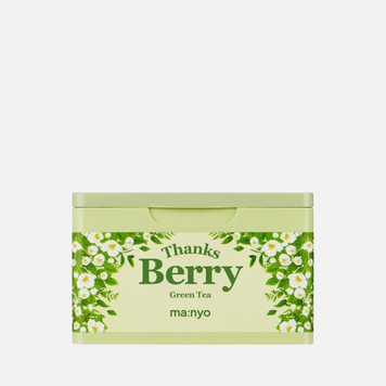 Набір тканинних масок на основі зеленого чаю Manyo Thanks Berry Green Tea Mask, 30 шт
