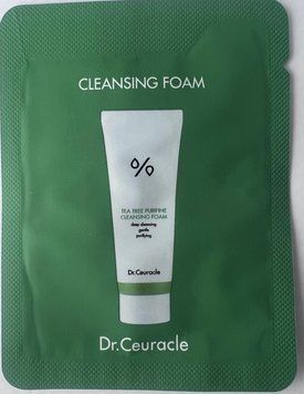 Гель-пінка для вмивання з екстрактом чайного дерева Dr. Ceuracle Tea Tree Purifine 30 Cleansing Foam пробник