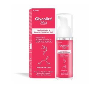 Пінка для вмивання з гліколевою та саліциловою кислотою Glykolite MAX Face Wash, 60 мл