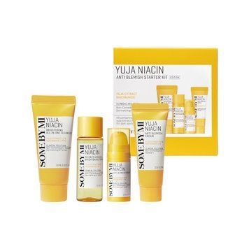 Набір для боротьби з пігментацією Some By Mi Yuja Niacin Brightening (mask/20g + ton/30ml + gel/cr/30ml + ser/10ml)