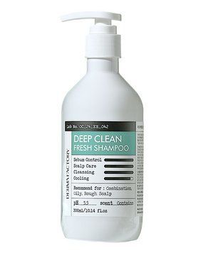 Шампунь для жирної шкіри голови та проти лупи Derma Factory Deep Clean Fresh Shampoo, 300 мл