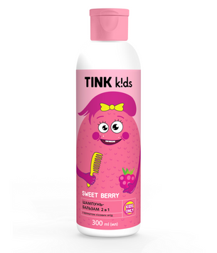 Шампунь-бальзам 2 в 1 Sweet Berry Tink kids, 300 мл