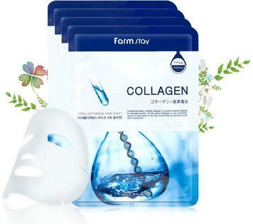 Тканинна маска з колагеном Farmstay Visible Difference Mask Sheet, 23 мл