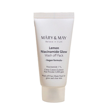 Глиняна маска для сяйва шкіри Mary&May Lemon Niacinamide Glow Wash Off Pack 30g