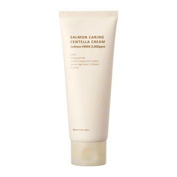 Ревіталізуючий крем для обличчя HEVEBLUE - Salmon Caring Centella Cream, 100 мл