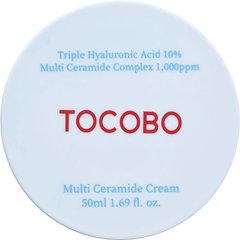 Поживний та відновлюючий крем для обличчя з керамідами Tocobo Multi Ceramide Cream (пробник), 1 мл