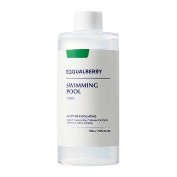 Зволожувально-відлущувальний тонік для обличчя EQQUALBERRY - Swimming Pool Daily Facial Toner, 300 мл