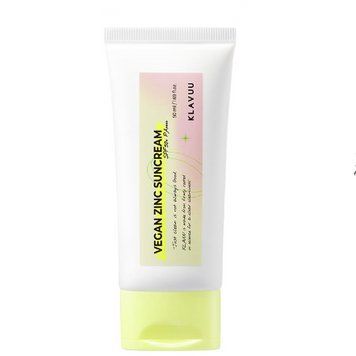 Ультралегкий сонцезахисний крем для чутливої шкіри KLAVUU Vegan Zinc Suncream SPF50+ PA++++ 50 мл